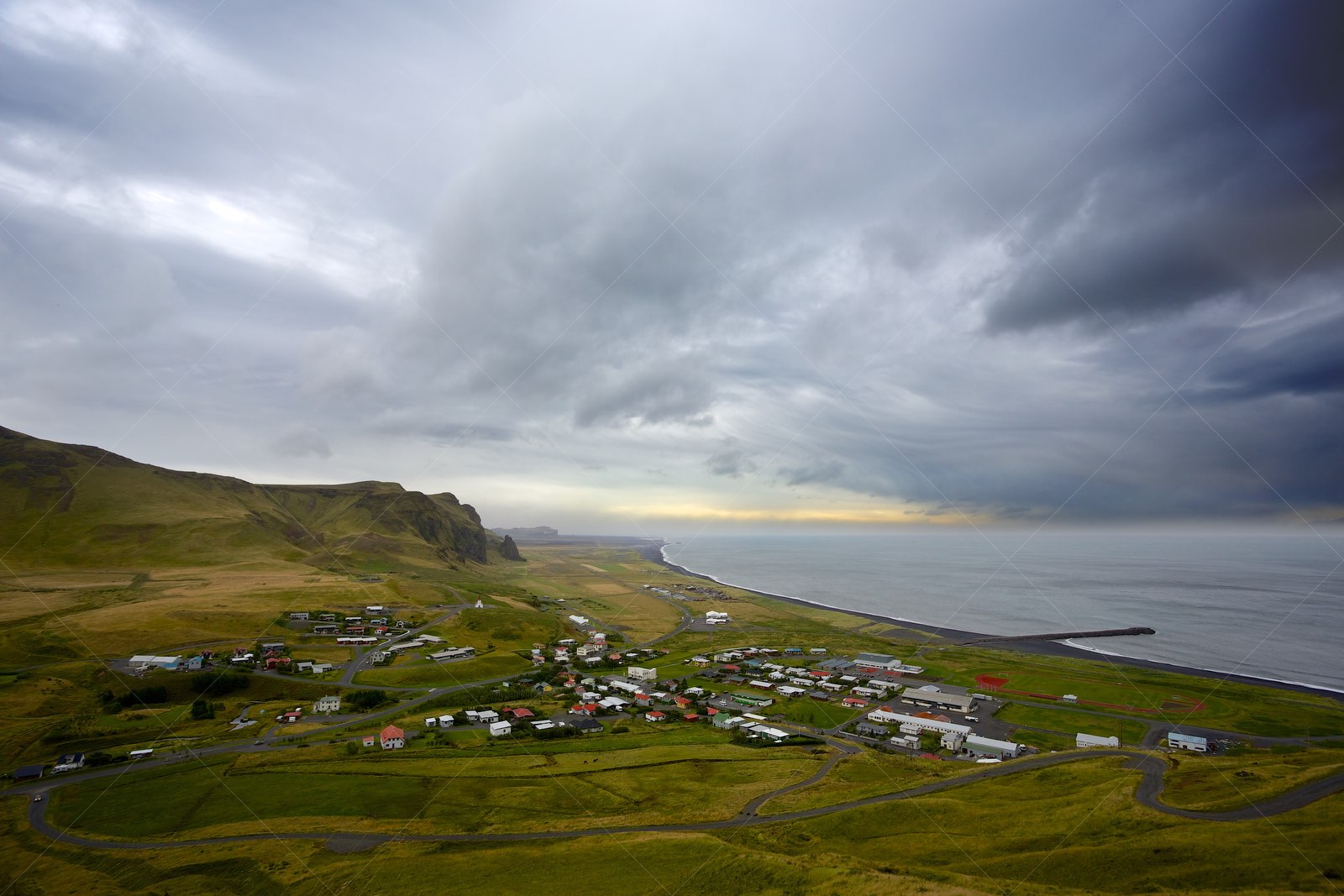 Vik seen from Reynisfjall