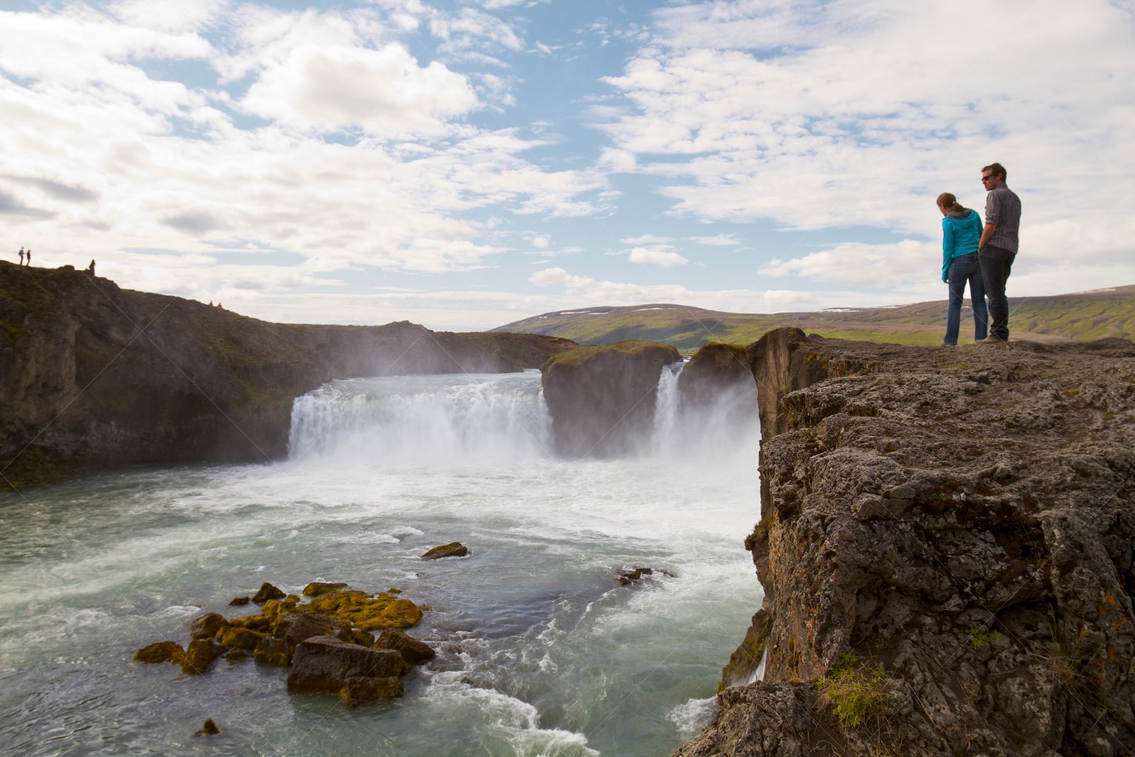 Godafoss, tourists