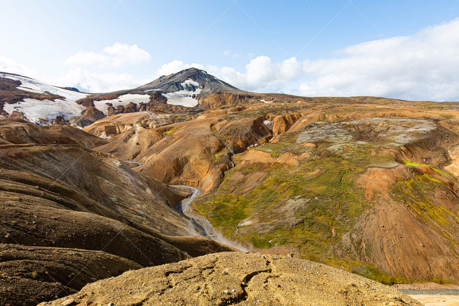 Kerlingarfjoll geothermal mountains in Iceland