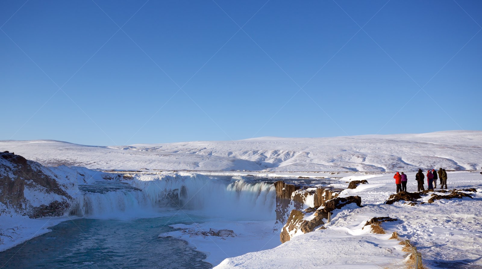 Godafoss, wintertime