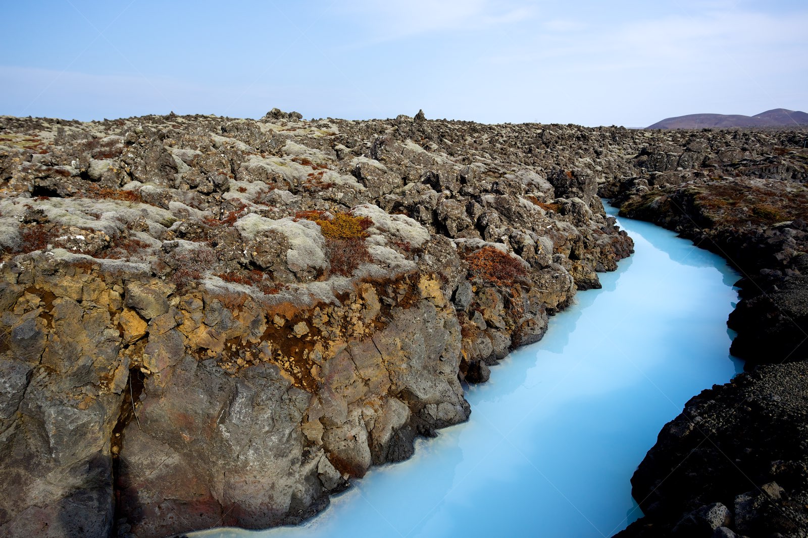 Turqouise water at The Blue Lagoon