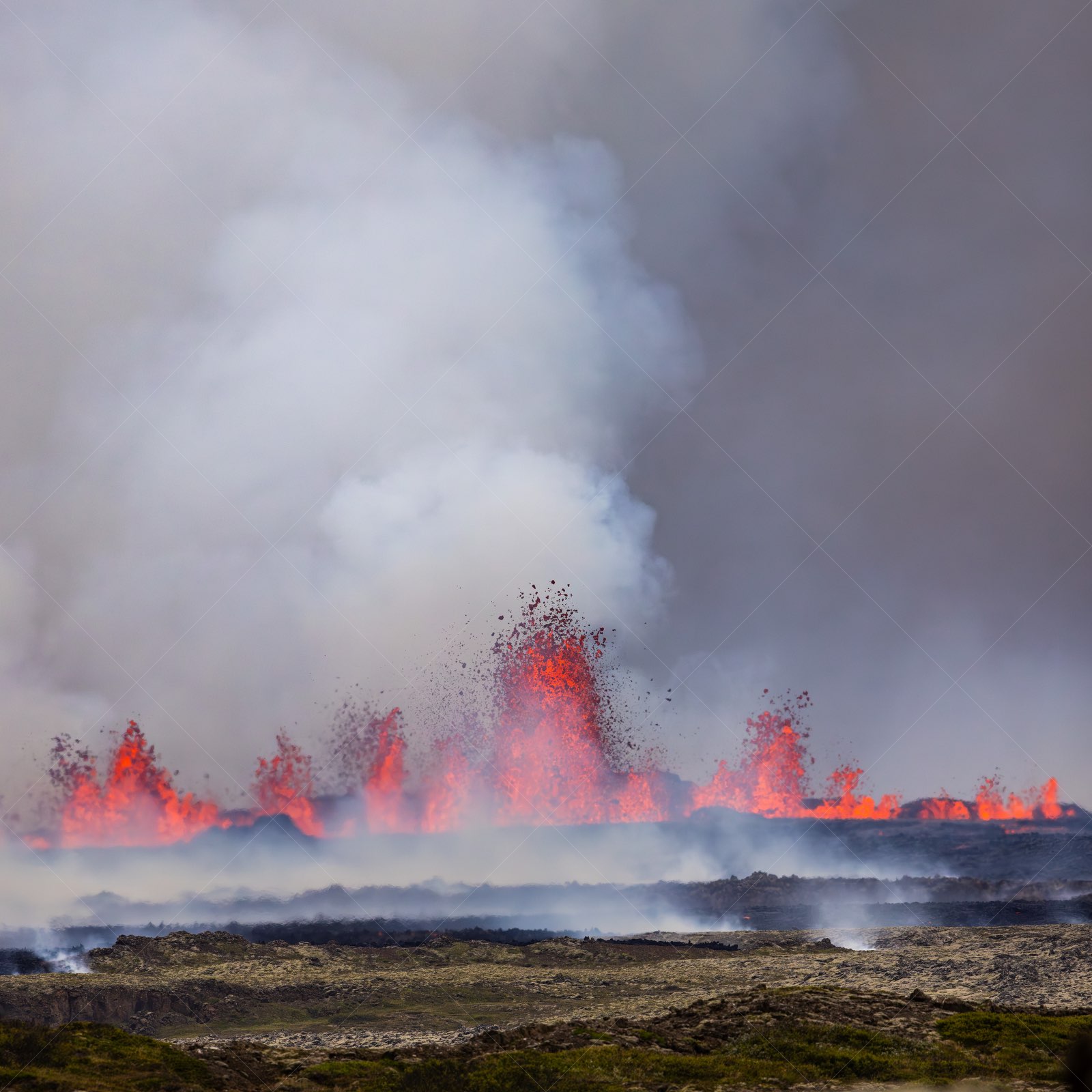 Volcanic eruption