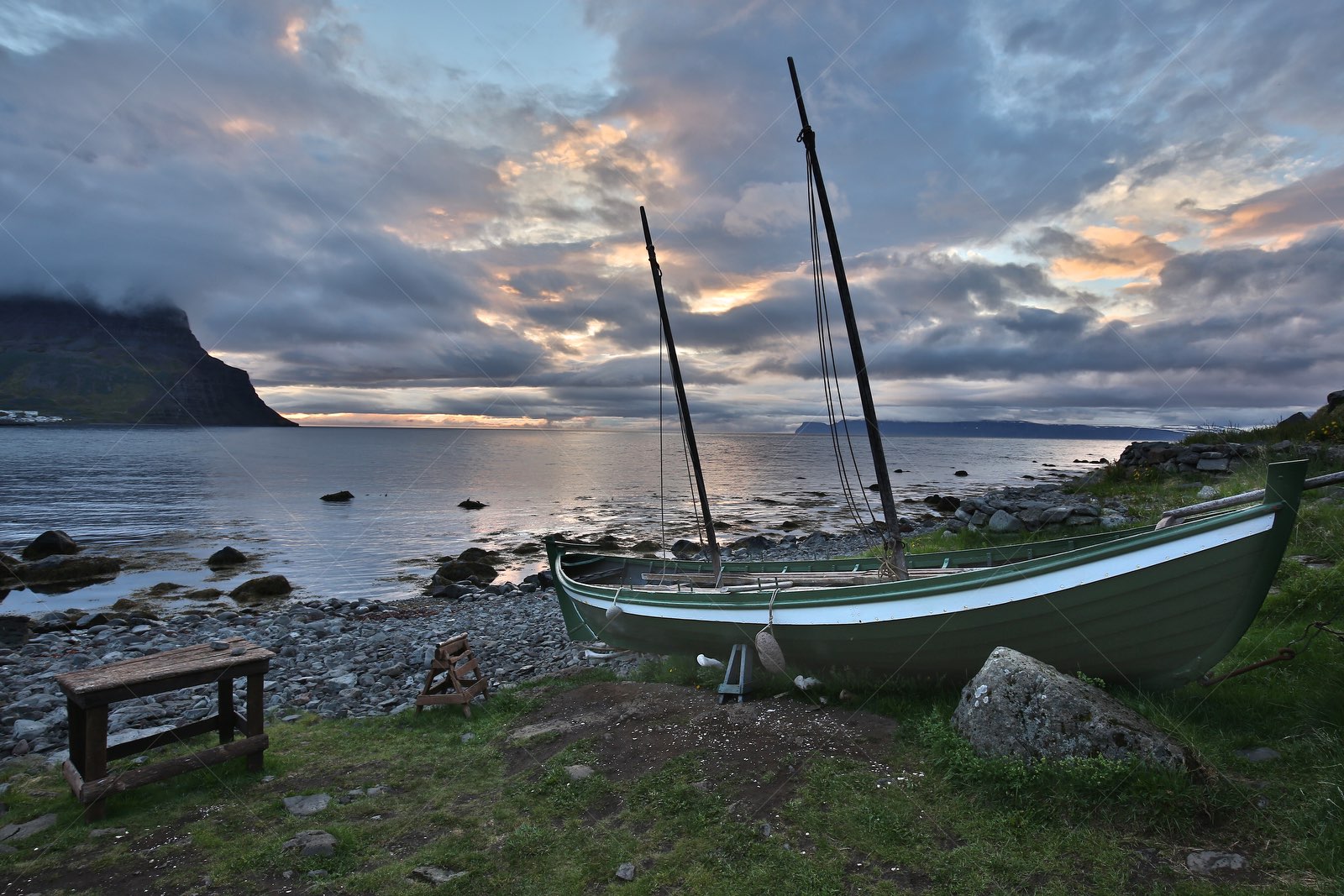 Ship at Ósvör Maritime Museum