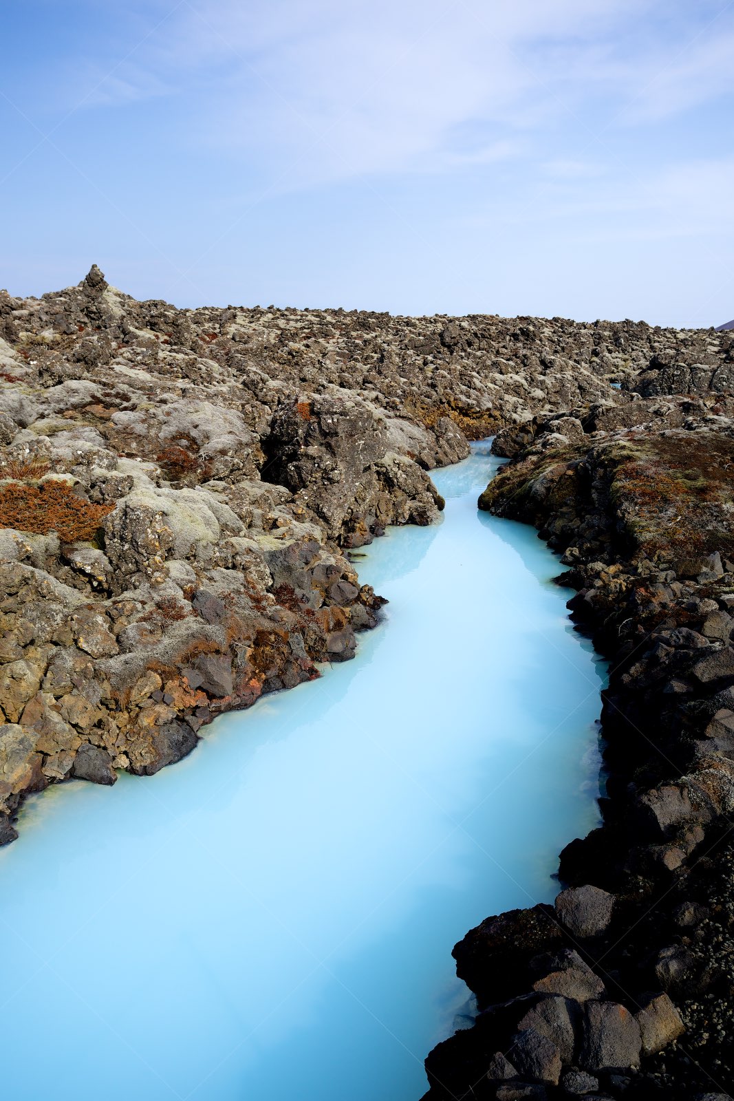 Turqouise water at The Blue Lagoon